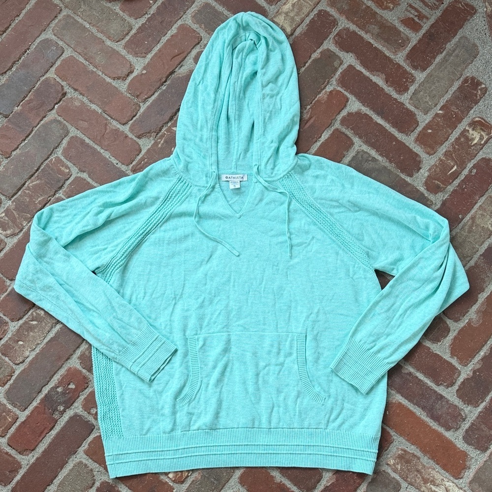 Athleta Evergreen Lightweight Sweater Hoodie